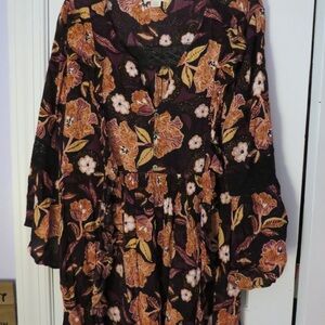 Floral Long Sleeve Tunic